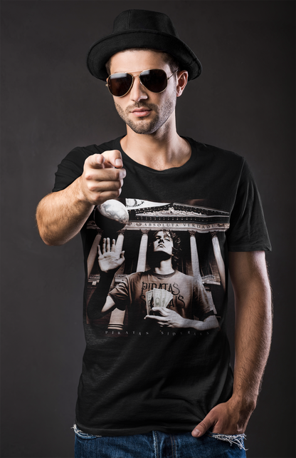 *Camiseta Unissex Preta - Single Absoluta Verdade*