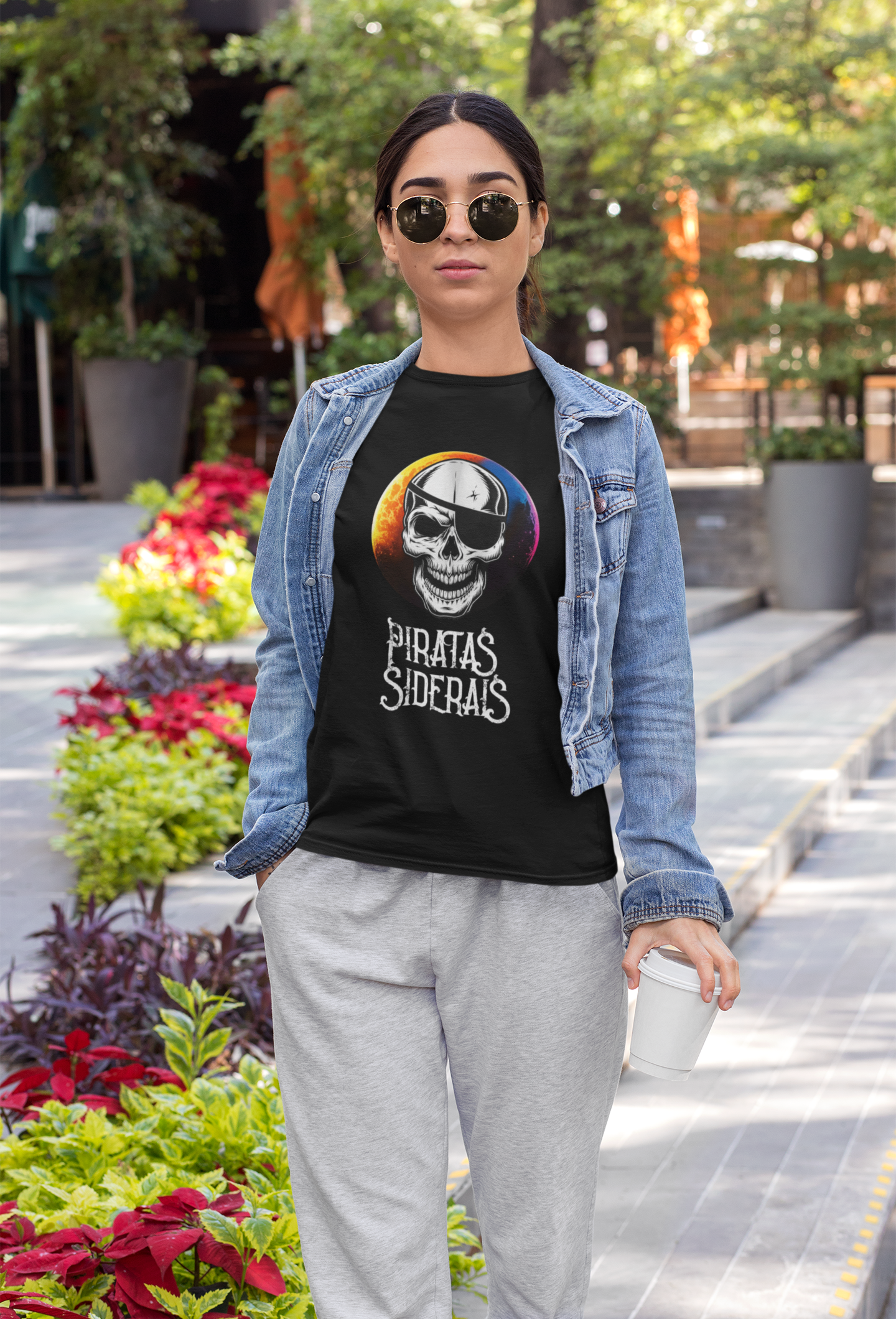 Camiseta Unissex Preta - Logo Crânio