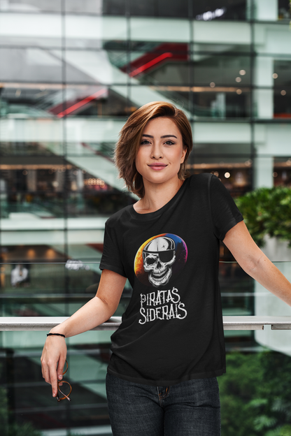 Camiseta Unissex Preta - Logo Crânio